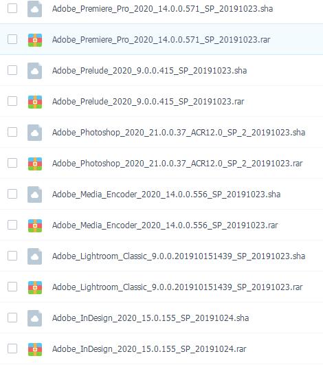 Adobe CC 2020全系列下载
