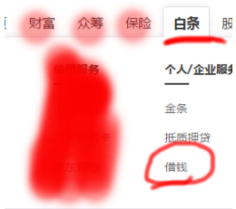如何在京东白条上借钱？